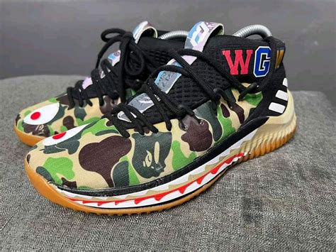 bathing ape x dame 4 camo.